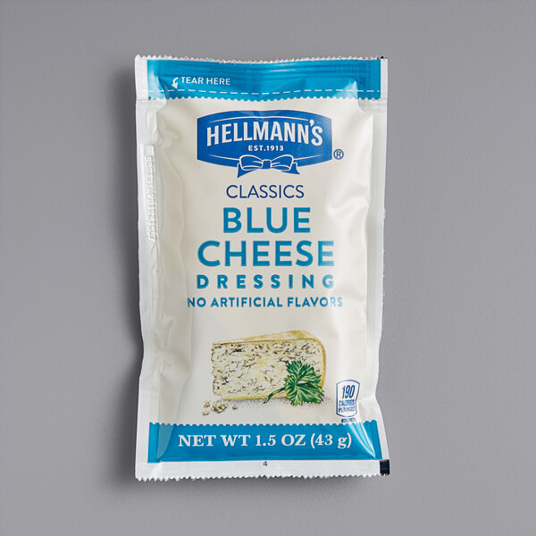 Hellmann's 1.5 oz. Blue Cheese Dressing Packet 102/Case