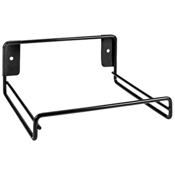 Black PowderCoated Steel WallMount Tray Stand Holder 10 1/2" x 9 7/