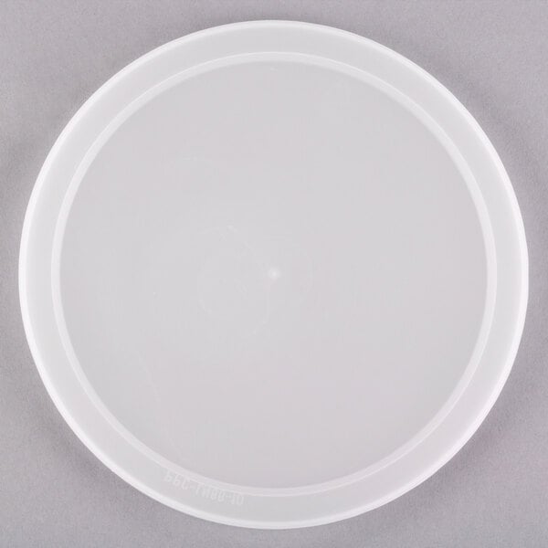 6 1/2" Microwavable Translucent Round Deli Container Lid - 200/Case