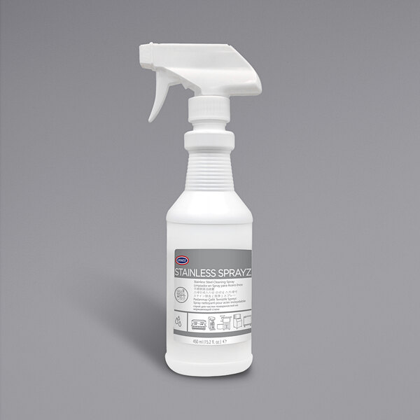 Urnex 13-SSS-UX015-12 Stainless Sprayz 15 oz. Stainless Steel Cleaning Spray