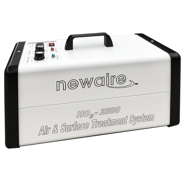 A white Newaire box with black text.