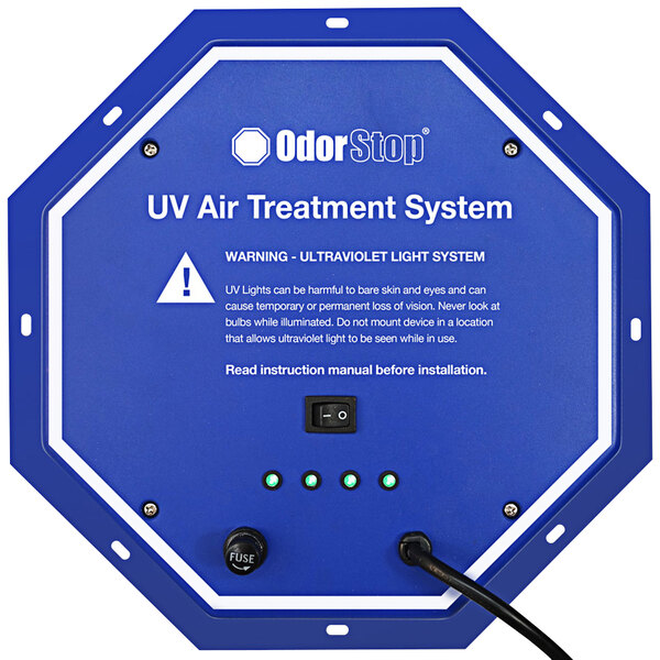 OdorStop UV Air Purifier w/ Air Flow Sensor (4) 16" Bulbs
