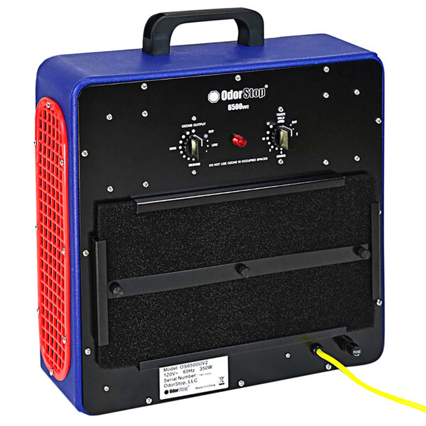 OdorStop OS6500UV2 Ozone Generator / UV Air Purifier with 6 Ozone Plates, UV Bulb, and Charcoal