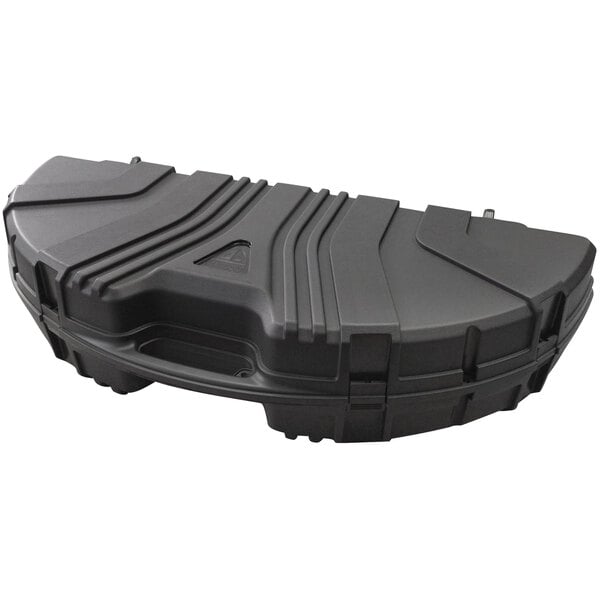 A black plastic carrying case with a handle for Lind Equipment LED tripod area lights.
