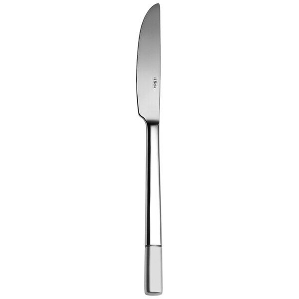 A Sola Luxus stainless steel table knife with a silver handle.