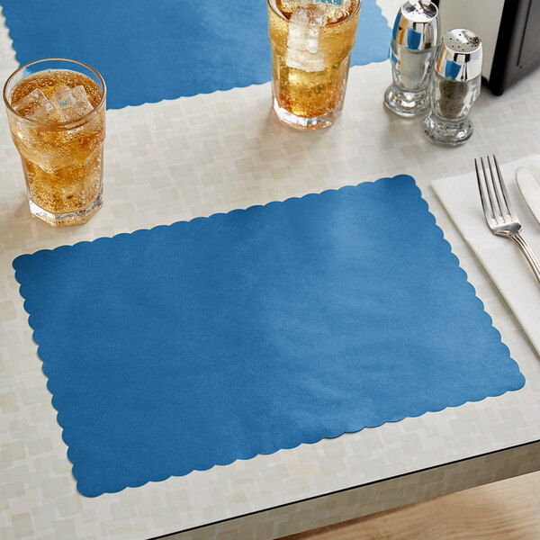Navy Blue Paper Placemats 1000/Case staurantStore