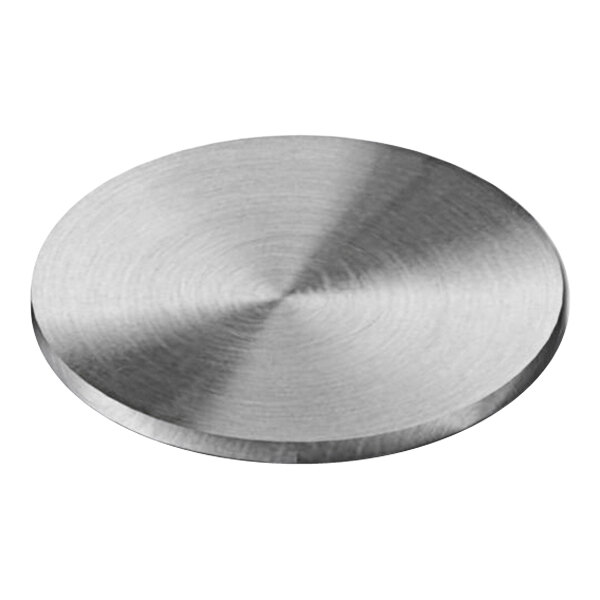 A Proluxe 18" round metal mold with a circular texture.