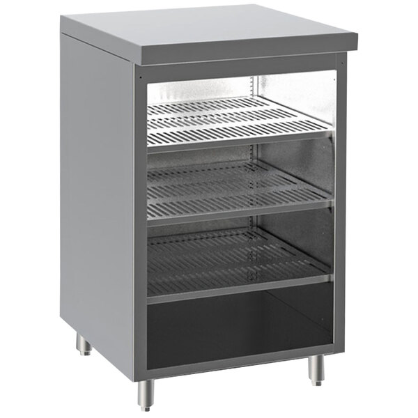 Perlick DBGS30 30" x 24 3/4" Stainless Steel Back Bar Glass Storage Cabinet