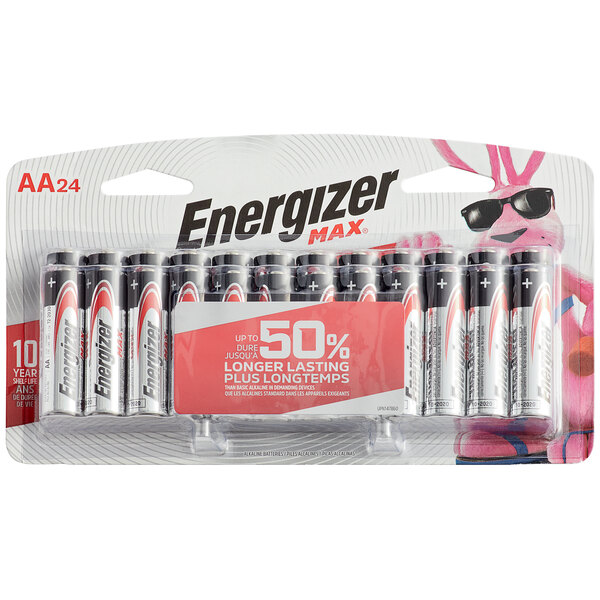 Energizer MAX E91BP-24 AA Alkaline Batteries - 24/Pack