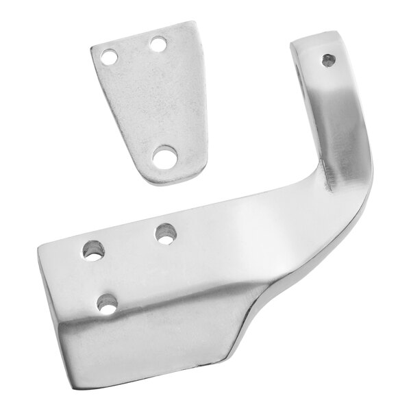 A metal slicer bracket with multiple holes, designed for Avantco SL612A, SL713A, and SL713MAN meat slicers.