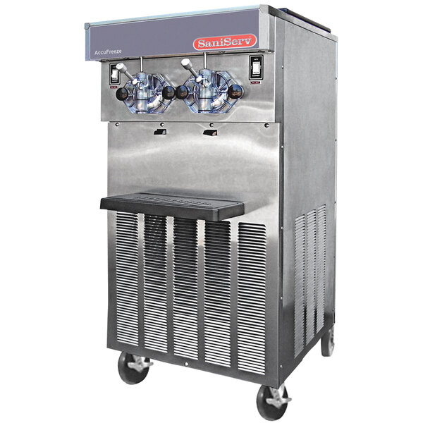 SaniServ 424 AIR 40 Qt. Air Cooled Soft Serve Ice Cream Machine with 2