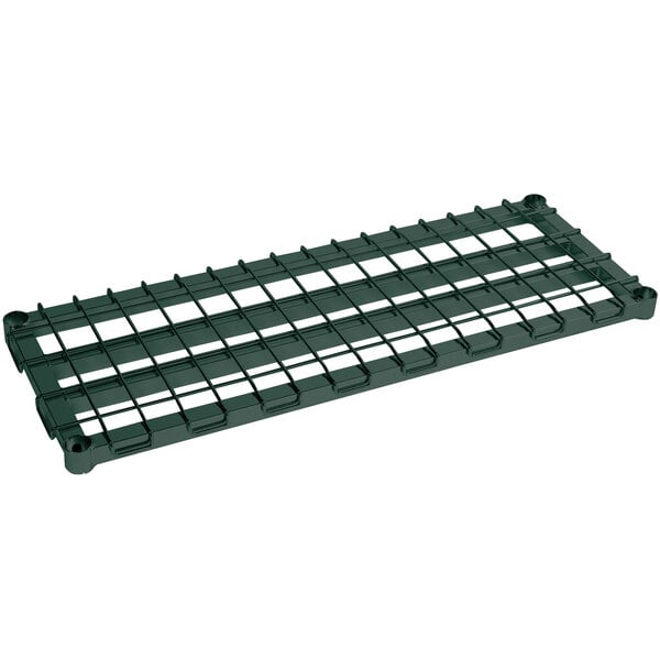 Metro 1824DRK3 24" x 18" Metroseal 3 Heavy Duty Dunnage Shelf with Wire Mat - 1600 lb. Capacity