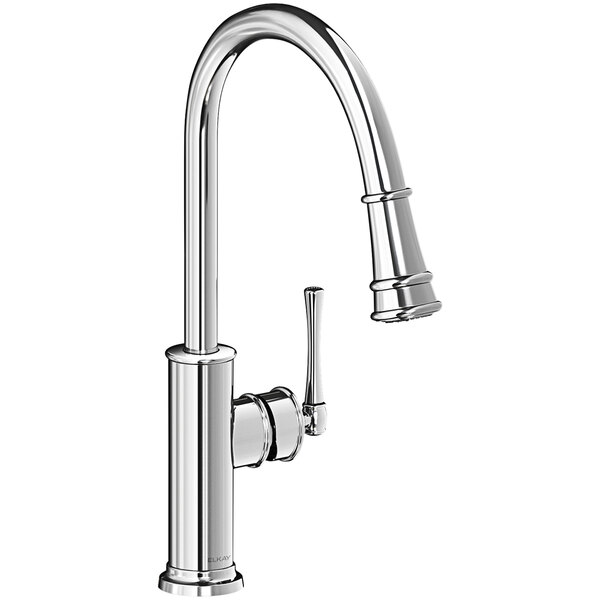 Zurn Elkay LKEC2031CR Explore Deck Mount Chrome Bar Faucet with Pull