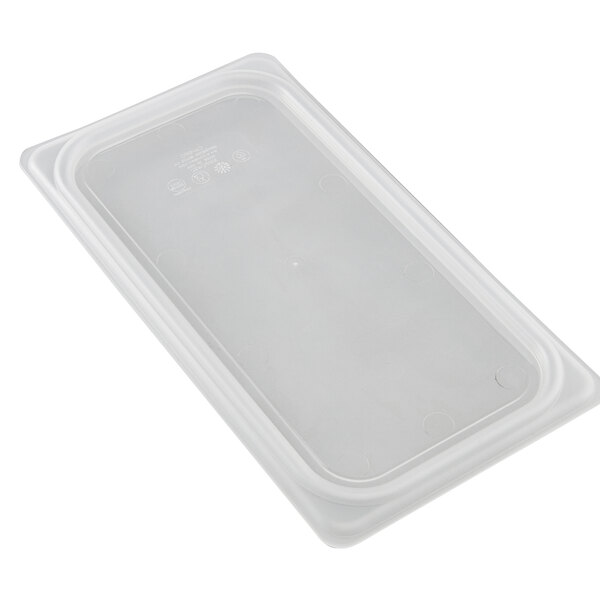 Cambro 30PPCWSC190 Camwear 1/3 Size Translucent Seal Cover 12/Pack