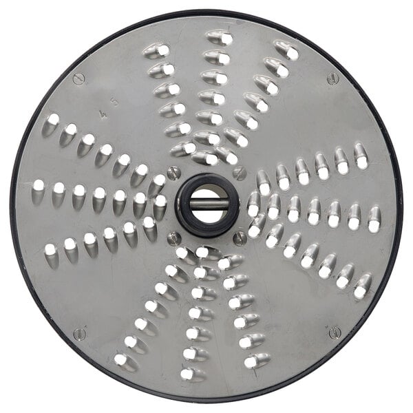 A Hobart Grater/Shredder Plate, a circular metal disc with holes.