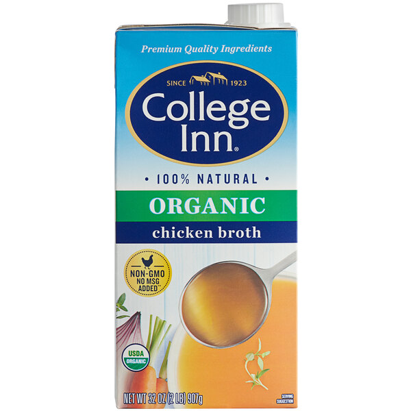 College Inn 32 oz. Organic Chicken Broth 12/Case