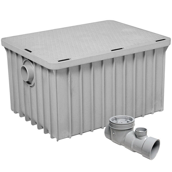 Endura 3950A04T 100 lb. 50 GPM Grease Trap with 4" Threaded Connections