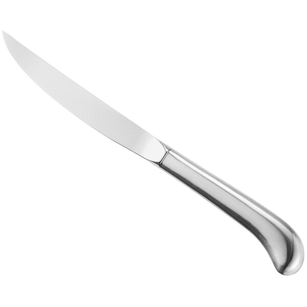 A Walco Royal Bristol stainless steel steak knife with a silver handle.
