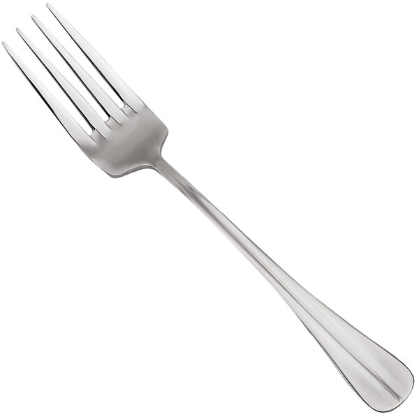 A Walco Parisian stainless steel table fork with a silver handle.