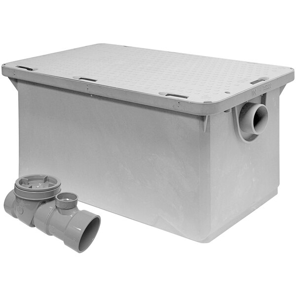 Endura 3925XTA03T 50 lb. 25 GPM Grease Trap with 3" Threaded Connections