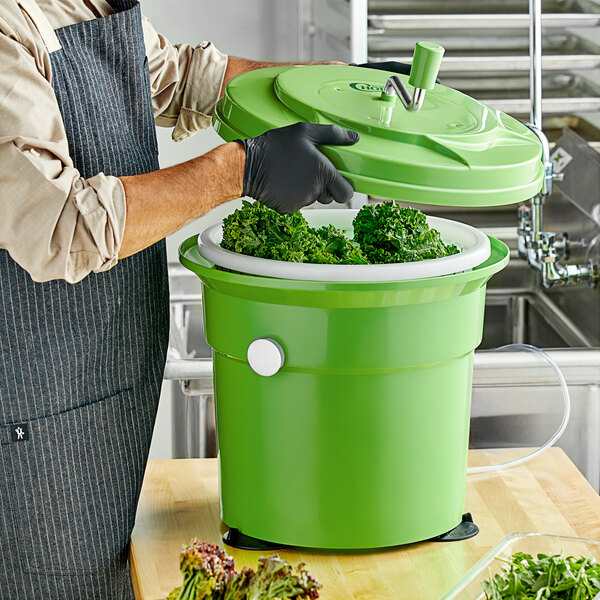 5 Gallon Choice Commercial Restaurant Plastic Salad Vegetable Washer Spinner New 