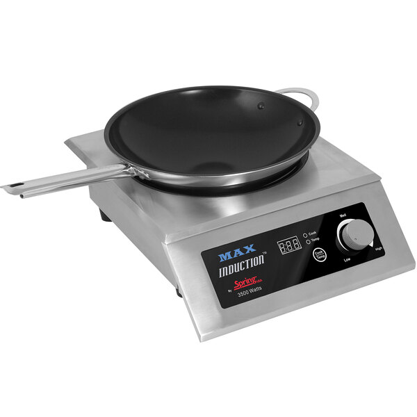 Spring USA SM351WCR8 MAX Induction Cook and Hold Wok Induction Range