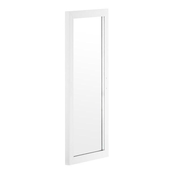 An external sliding door designed for Avantco BC-36-SW and BCD-36-SW white bakery display cases.