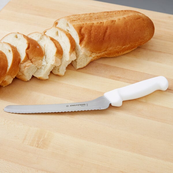 Cook N Home Bread Slicer Knife 10-Inch, Wavy Serrated High Carbon