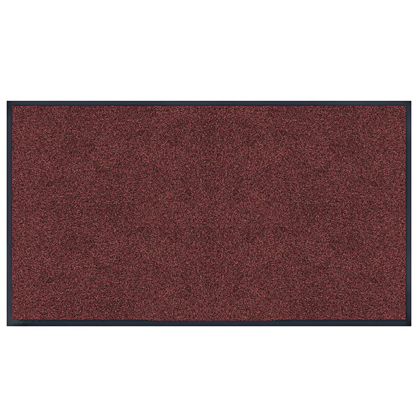A red Lavex entrance mat with black trim.
