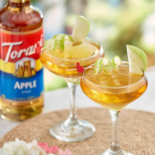 Torani Apple Flavoring / Fruit Syrup 750 mL Glass Bottle