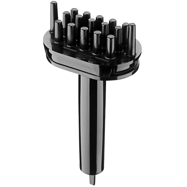 A black plastic Waring 3/8" punch tool with a black tip and eight holes.