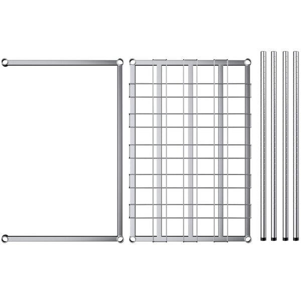 a close-up of a grid