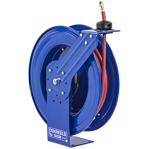 Coxreels Spring Rewind Heavy-Duty Air and Water Hose Reel with