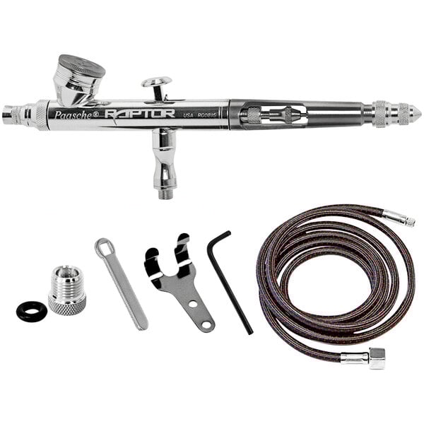 Paasche RG1AS Raptor Double Action Gravity Feed Airbrush Set with 0.25