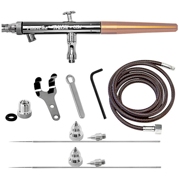 Paasche TS3AS Dual Action Siphon Feed Airbrush Set with 3 Tips