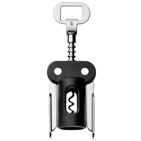 A black and chrome-plated WMF wing corkscrew.