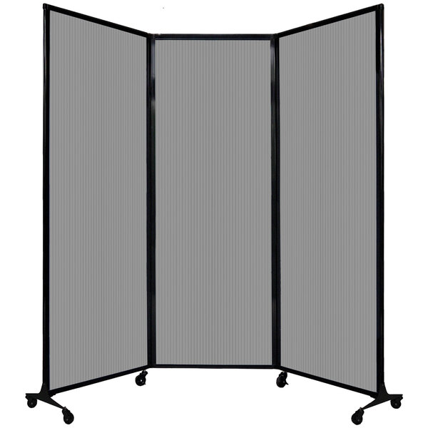 Versare 1822225 Light Gray Poly QuickWall Folding Portable Room