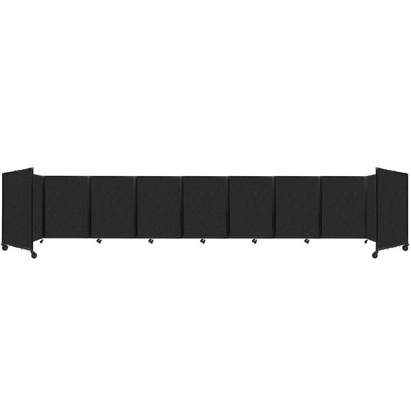 A black rectangular Versare SoundSorb room divider.