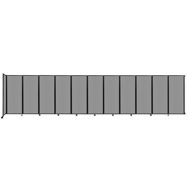 A row of grey rectangular Versare room dividers.