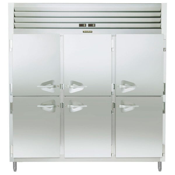 Traulsen ADT332NUT-HHS 60.7 Cu. Ft. Three Section Half Door Narrow Reach In Refrigerator / Freezer - Specification Line