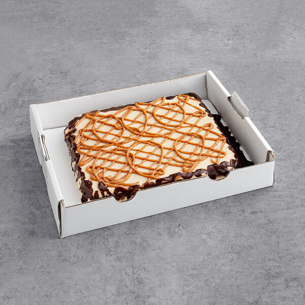 David's Cookies Annie's No Sugar Added Peanut Butter Explosion 1/4 Sheet Cake 3.6 lb. 2/Case