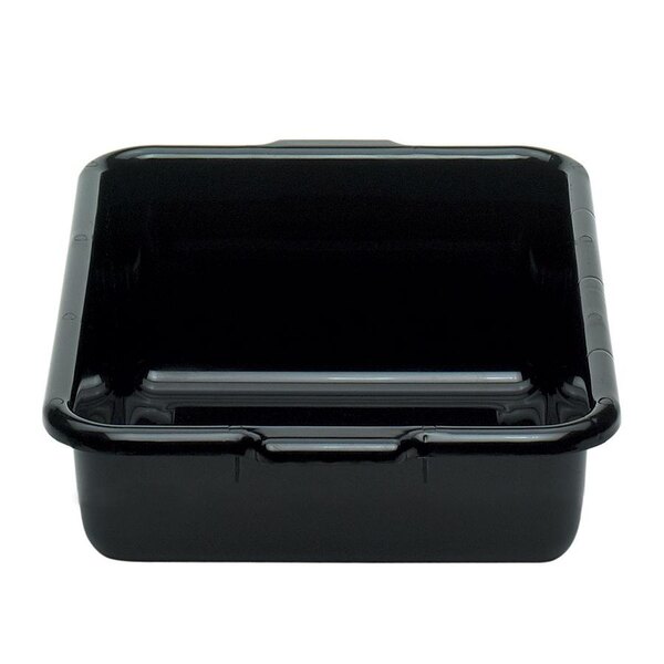 Cambro 1722CBR110 Regal Cambox 22" x 17" x 5" Black Plastic Bus Tub