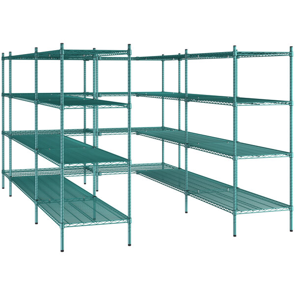Care Homes/Childrens shelters Home Green Epoxy Wire Shelf 24 x 36 Ideal for Garage Zoo Hotel Animal shelter. Kitchen 