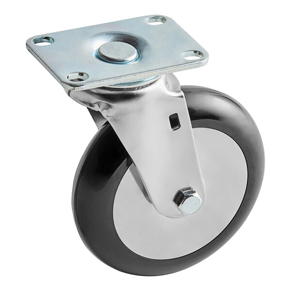 ServIt 423PCSCNB 5" Swivel Plate Caster for Holding / Proofing Cabinets