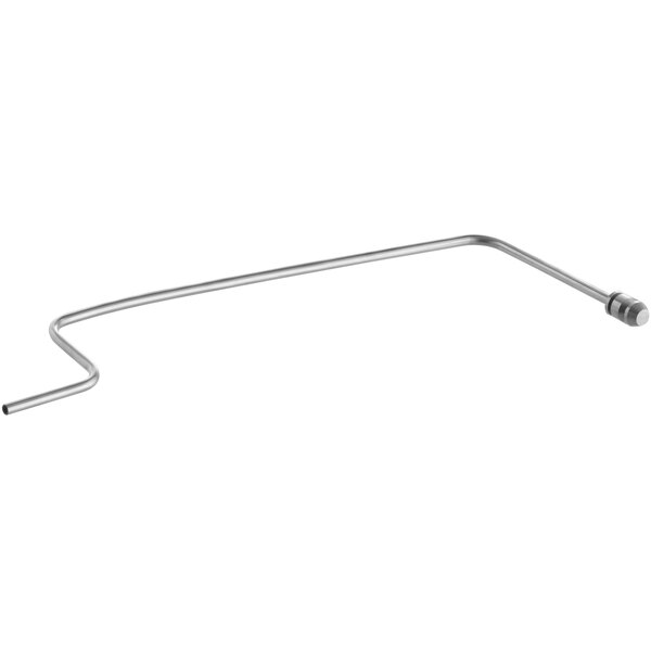 A long stainless steel metal tube with a handle.