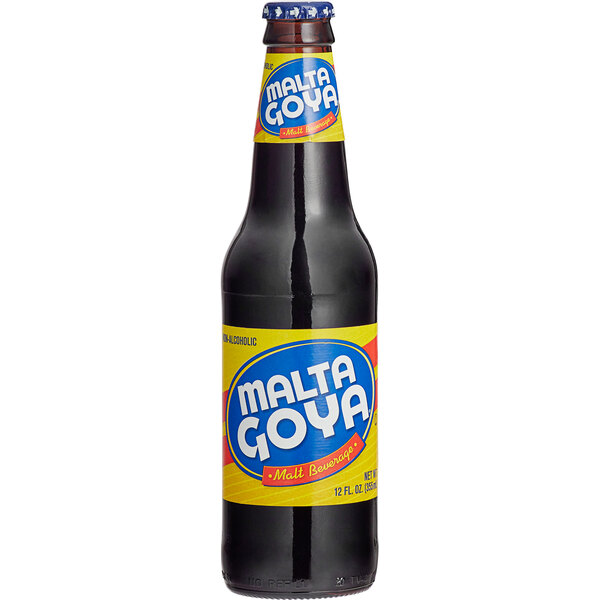 Goya Malta Malt Beverage (12 oz. Bottles) 24/Case
