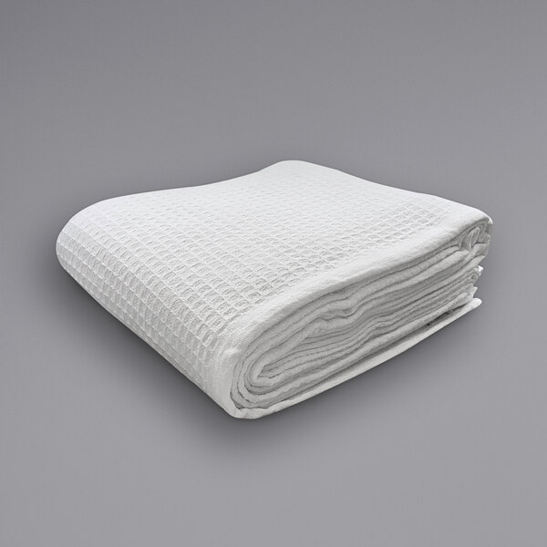 Oxford White 100 Cotton Jaipur Thermal Hotel Blanket