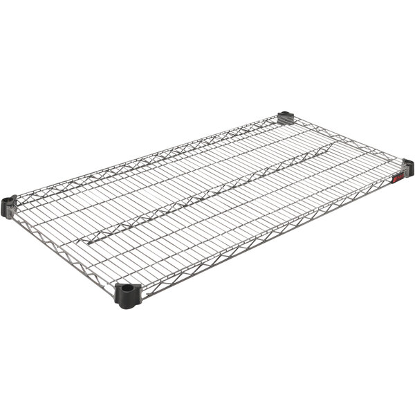 An Eagle Group Valu-Master wire shelf with a gray epoxy finish.