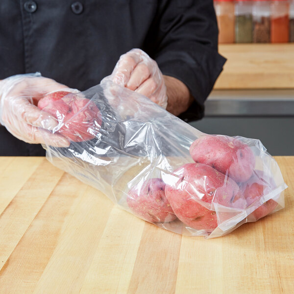 LK Packaging 20G-053513 Plastic Food Bag 5" x 3 1/2" x 13" Extra Heavy - 1000/Box