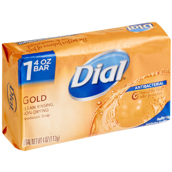 Dial DIA02401 Gold 4 oz. Deodorant Bar Soap 72/Case